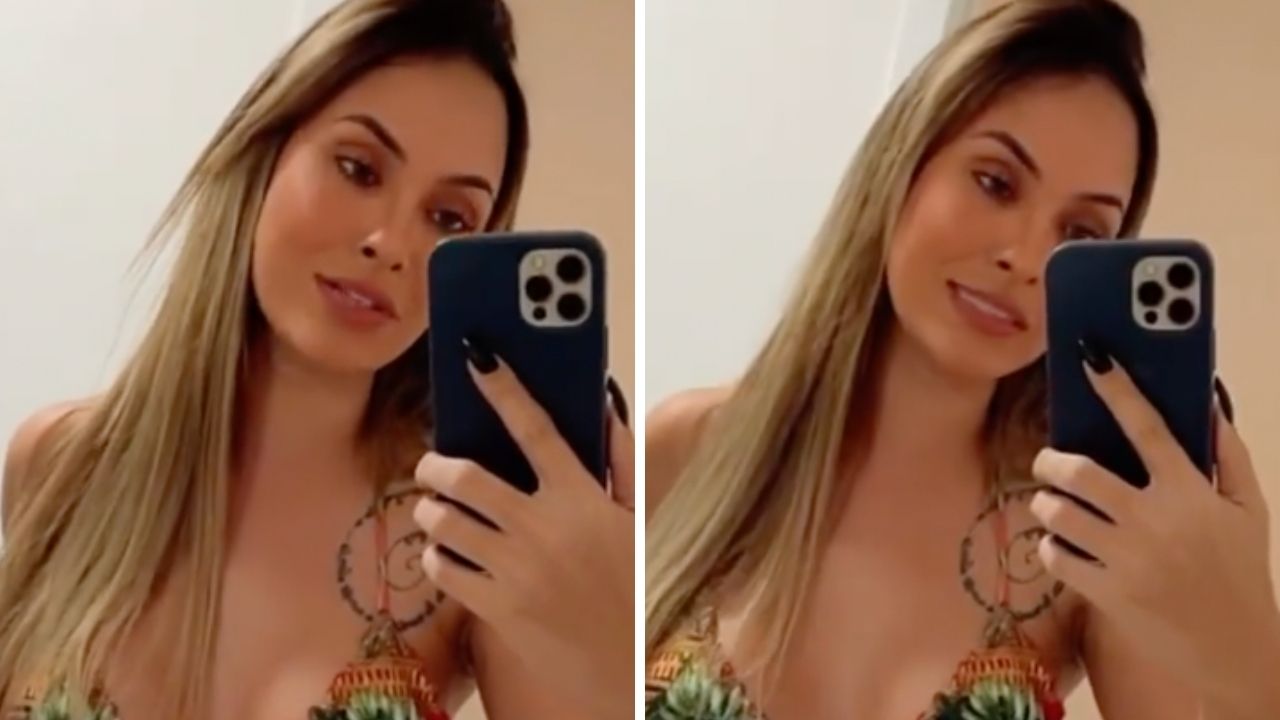 Ex-BBB Sarah Andrade exibe corpo desinchado após passar por lipo: “Muito feliz com o resultado”
