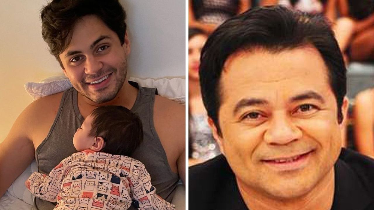 Emocionado, Lucas Veloso revela que filha nasceu com os traços do pai, Shaolin: “É tudo parecido, é surreal”