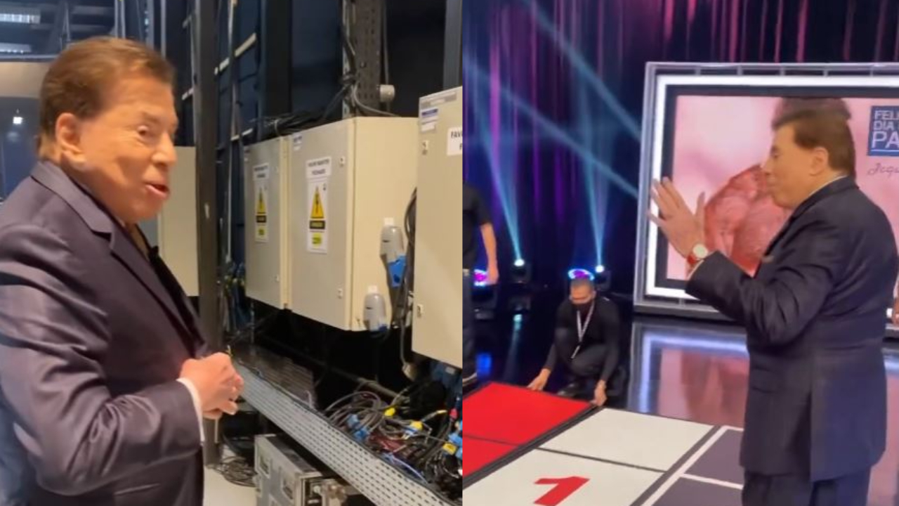 Após quase dois anos afastado, Silvio Santos volta aos estúdios do SBT e é recebido com aplausos: “Alegria!”