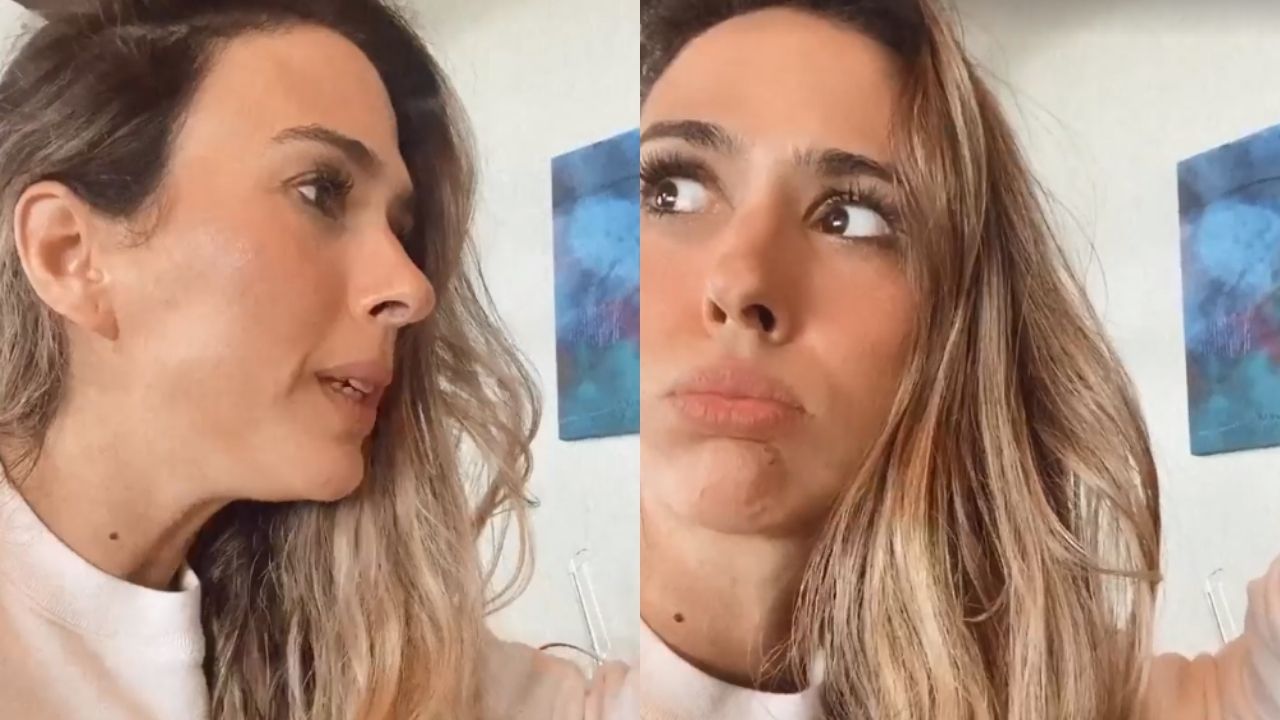 Momento mãe! Tatá Werneck usa todo seu talento e se joga no improviso para fazer a filha comer: “Minha boneca”