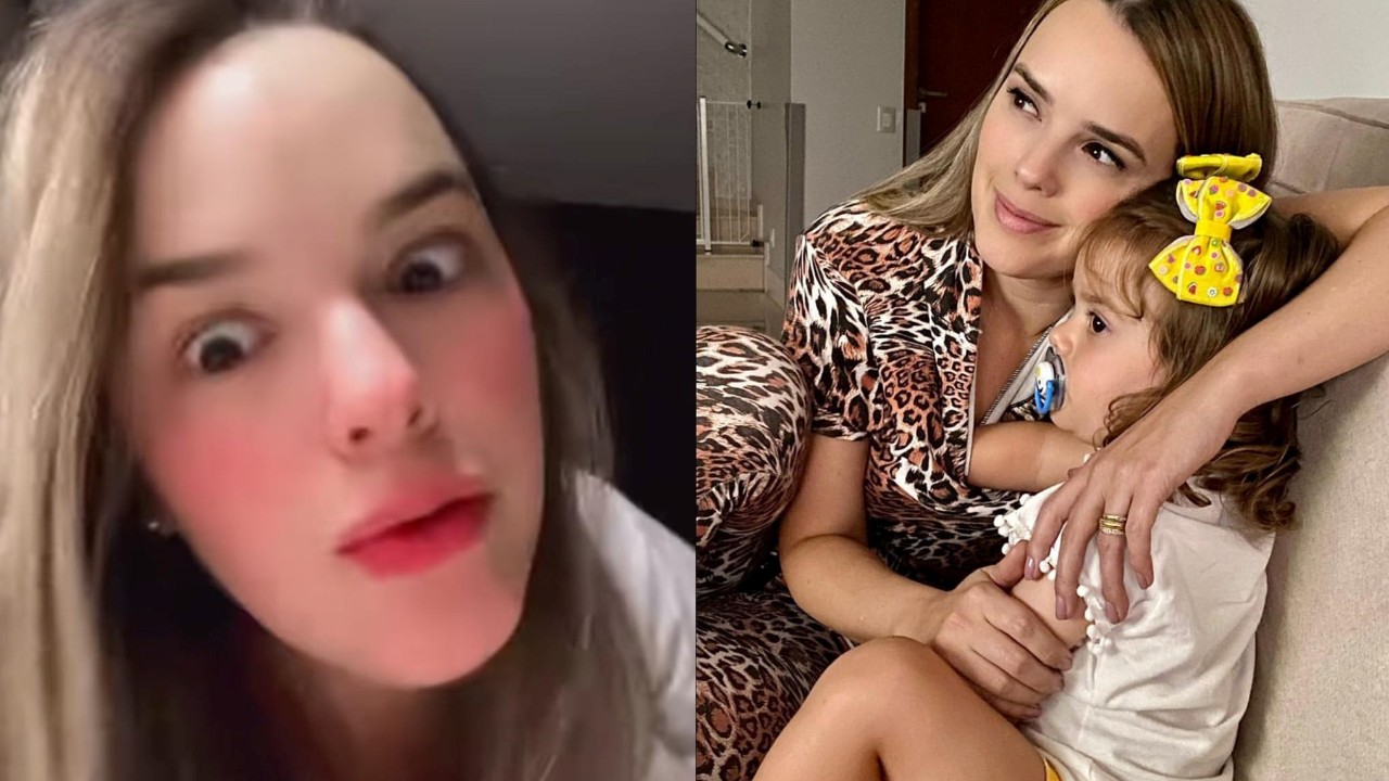 Thaeme Mariôto passa perrengue com a filha durante a madrugada e dá detalhes: “Levei um susto”