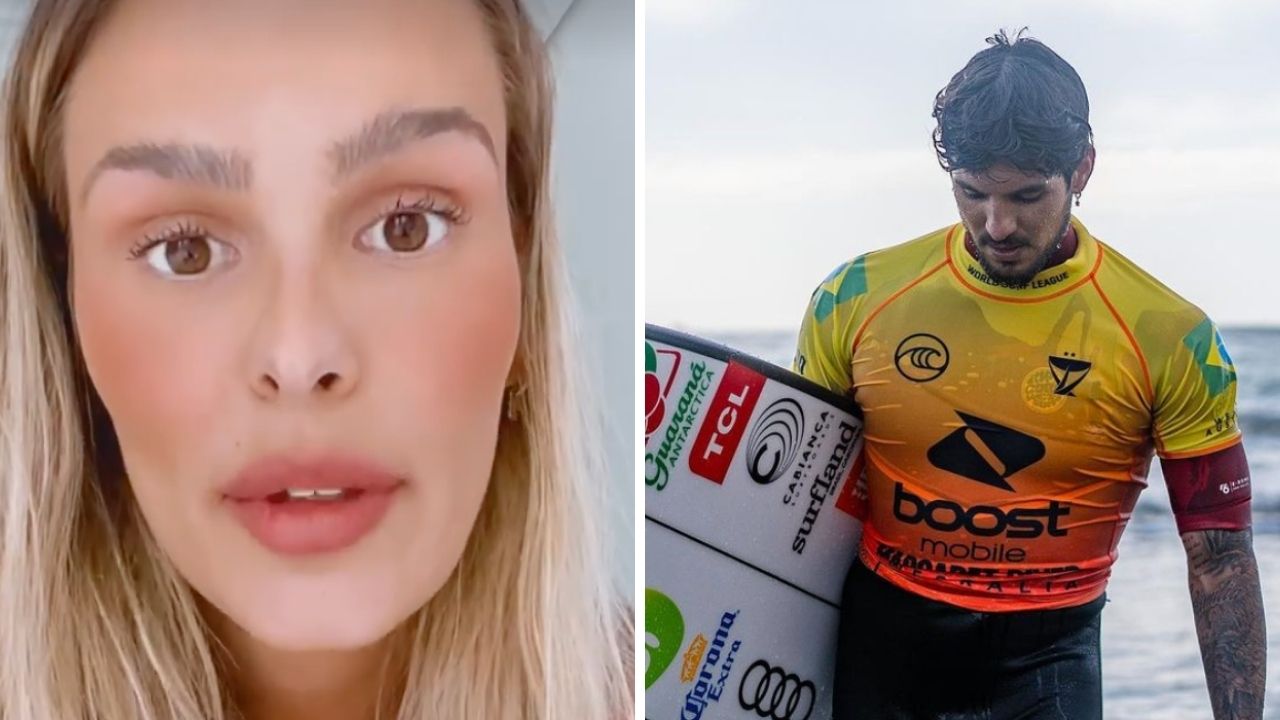 Yasmin Brunet defende direito de ir à Olimpíada com Gabriel Medina: “Não pediu tratamento diferenciado”