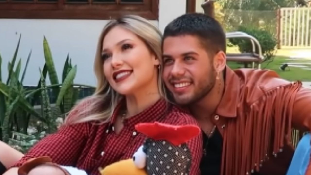 Virginia Fonseca e Zé Felipe reúnem família para comemorar dois meses da filha, Maria Alice: “Pitchula”