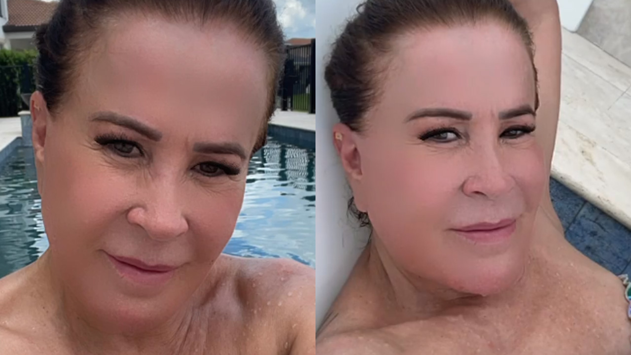 Aos 63 anos, Zilu Camargo renova bronzeado de biquíni sem alça e manda recado: “Te desejo vida longa”