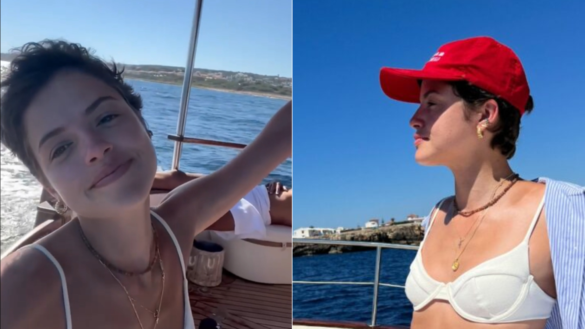 De biquíni, Agatha Moreira exibe corpo magérrimo e barriga trincada rouba a cena