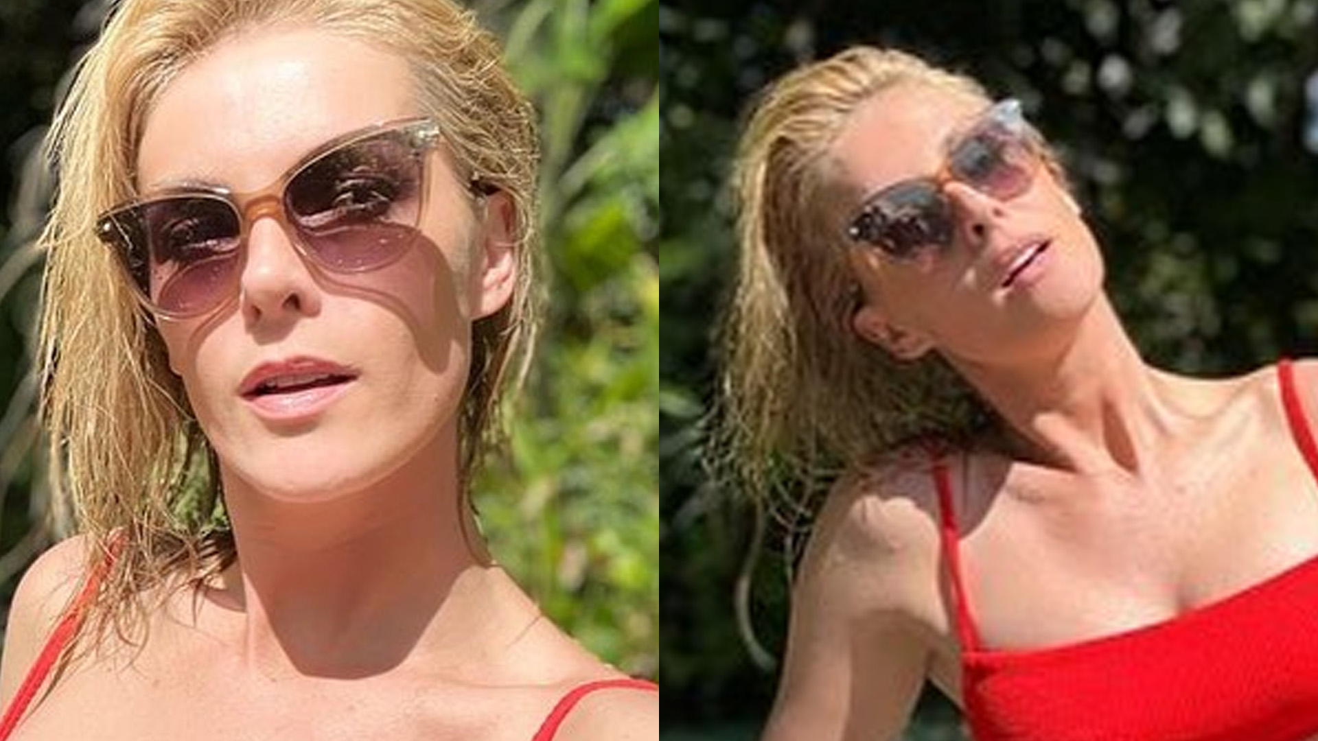 Ana Hickmann exibe corpo impecável de biquíni aos 41 anos: “Linda demais”