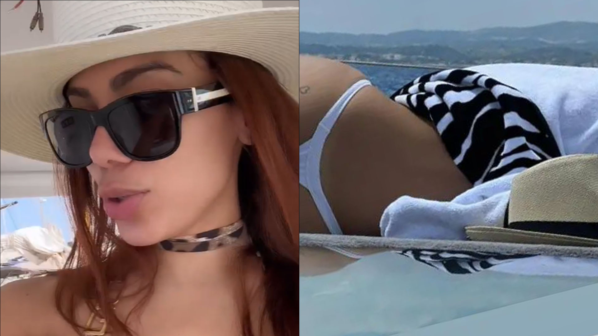 Anitta foca câmera em biquíni atoladíssimo no bumbum farto e provoca: “Polêmica”