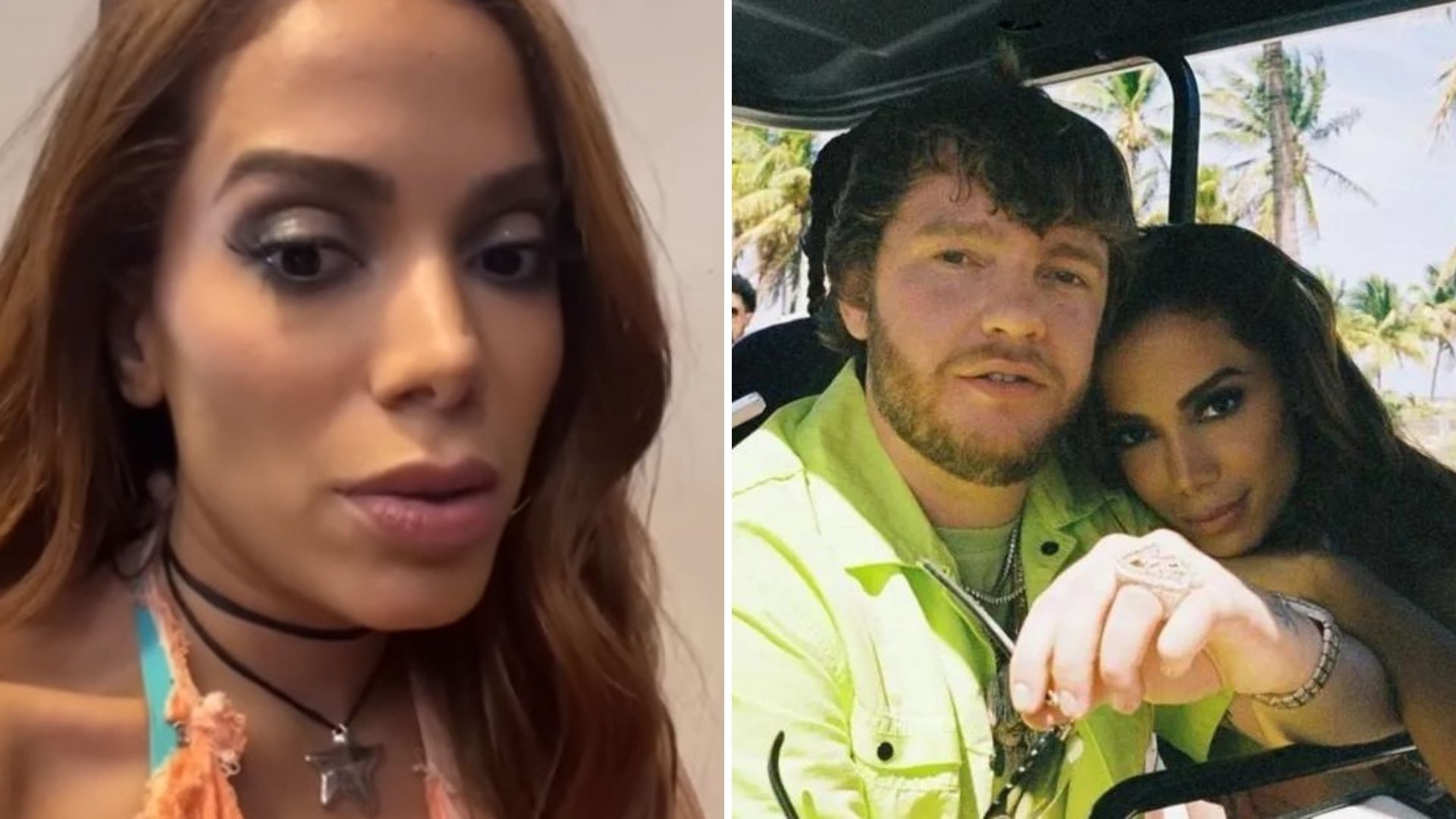 Mas já? Anitta choca fãs ao mostrar namorado fazendo revelação: “A gente acabou de casar”