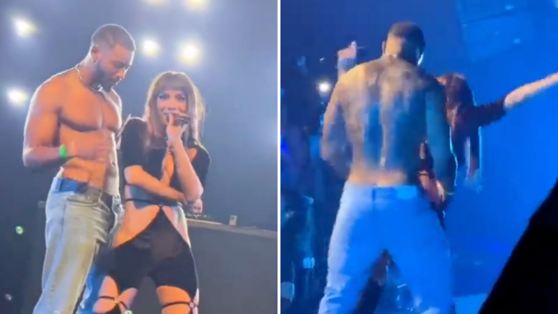 Anitta vai parar no chão após ‘lapada’ por trás de modelo em show: “Não está namorando?”