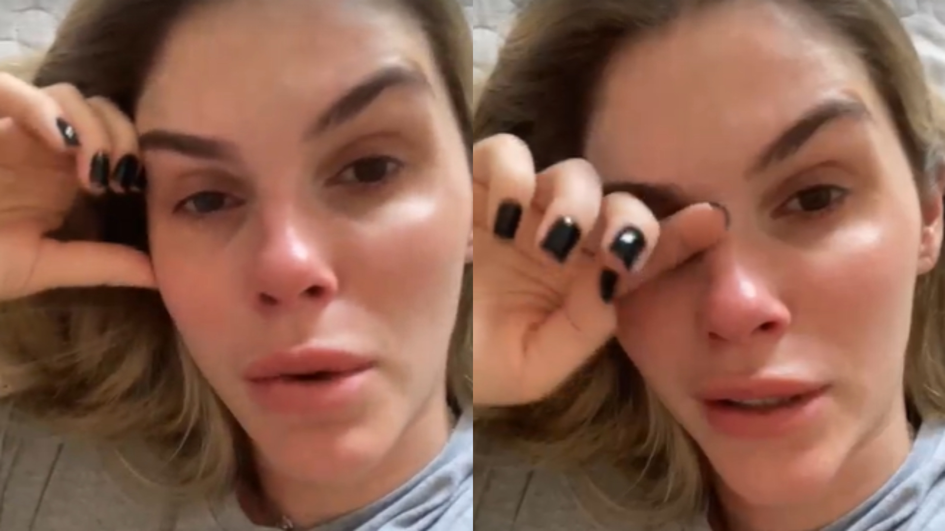 Bárbara Evans surge aos prantos e lamenta distância da filha: “Estou desesperada”