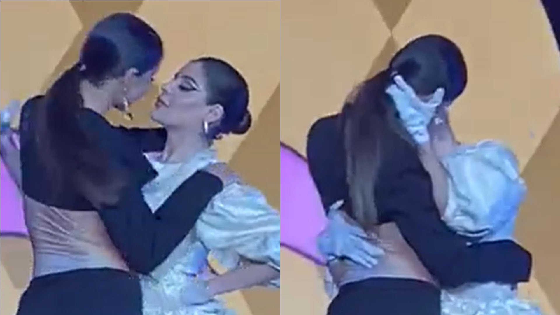 Ex-BBB Bianca Andrade e Gkay protagonizam beijão picante em evento: “Tô chocada”