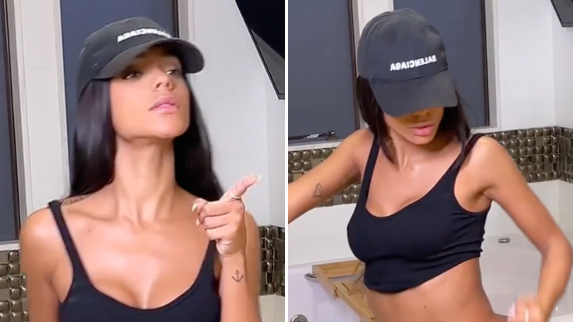 Brunna Gonçalves abaixa a calça até o limite e rebola em vídeo no banheiro: “Incendeia”