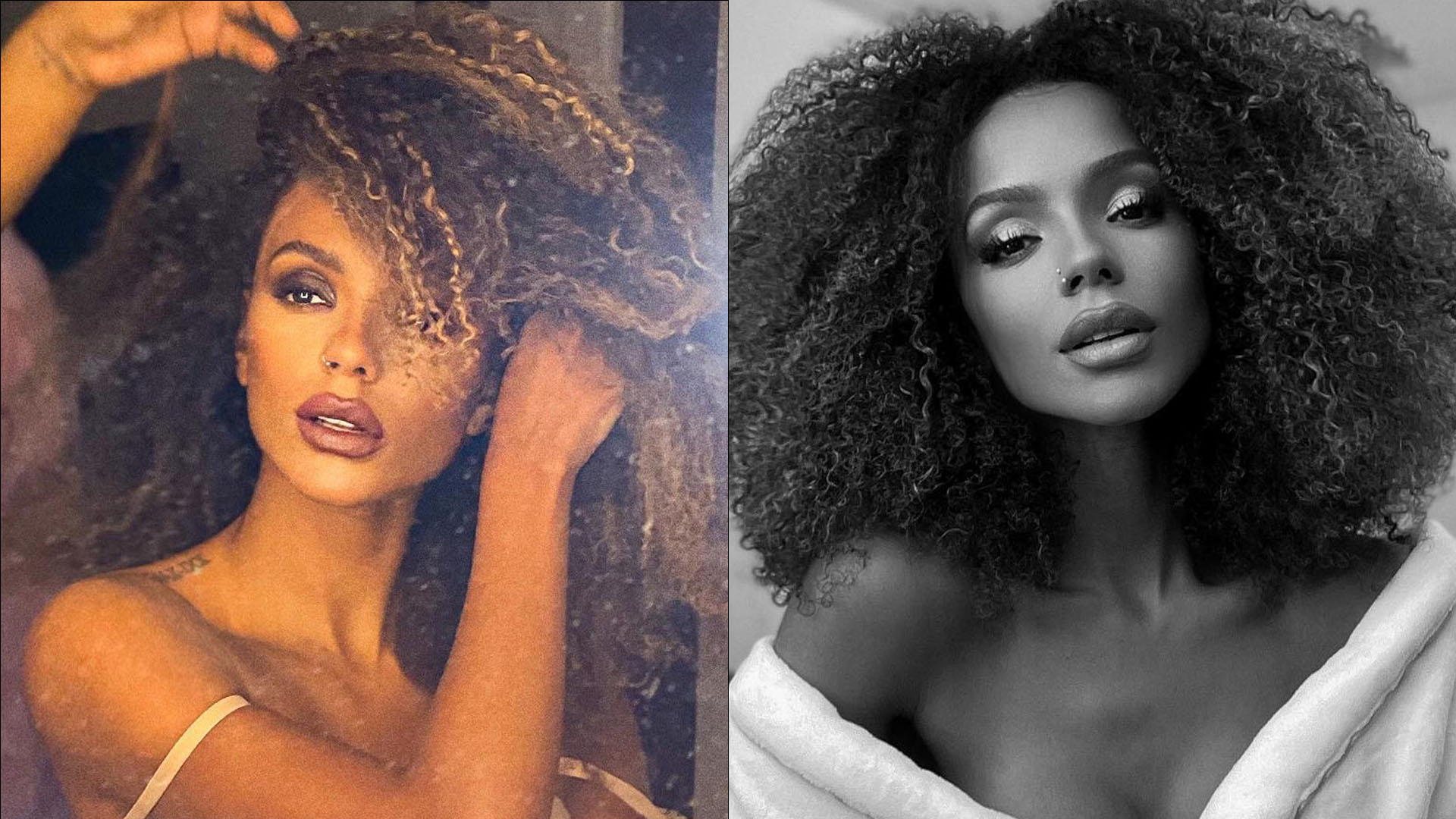 Sem sutiã, ex-BBB Brunna Gonçalves deixa roupão cair e seios quase escapam: “Sexy”