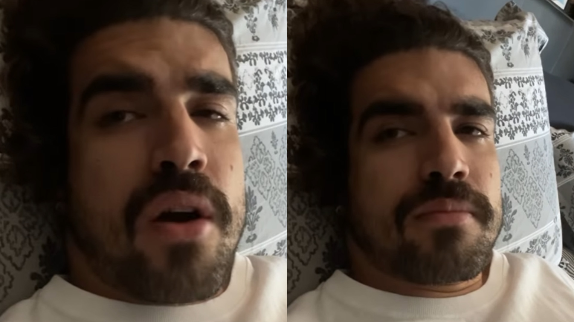 Caio Castro se irrita com polêmica sobre pagar conta e detona: “Doentio”