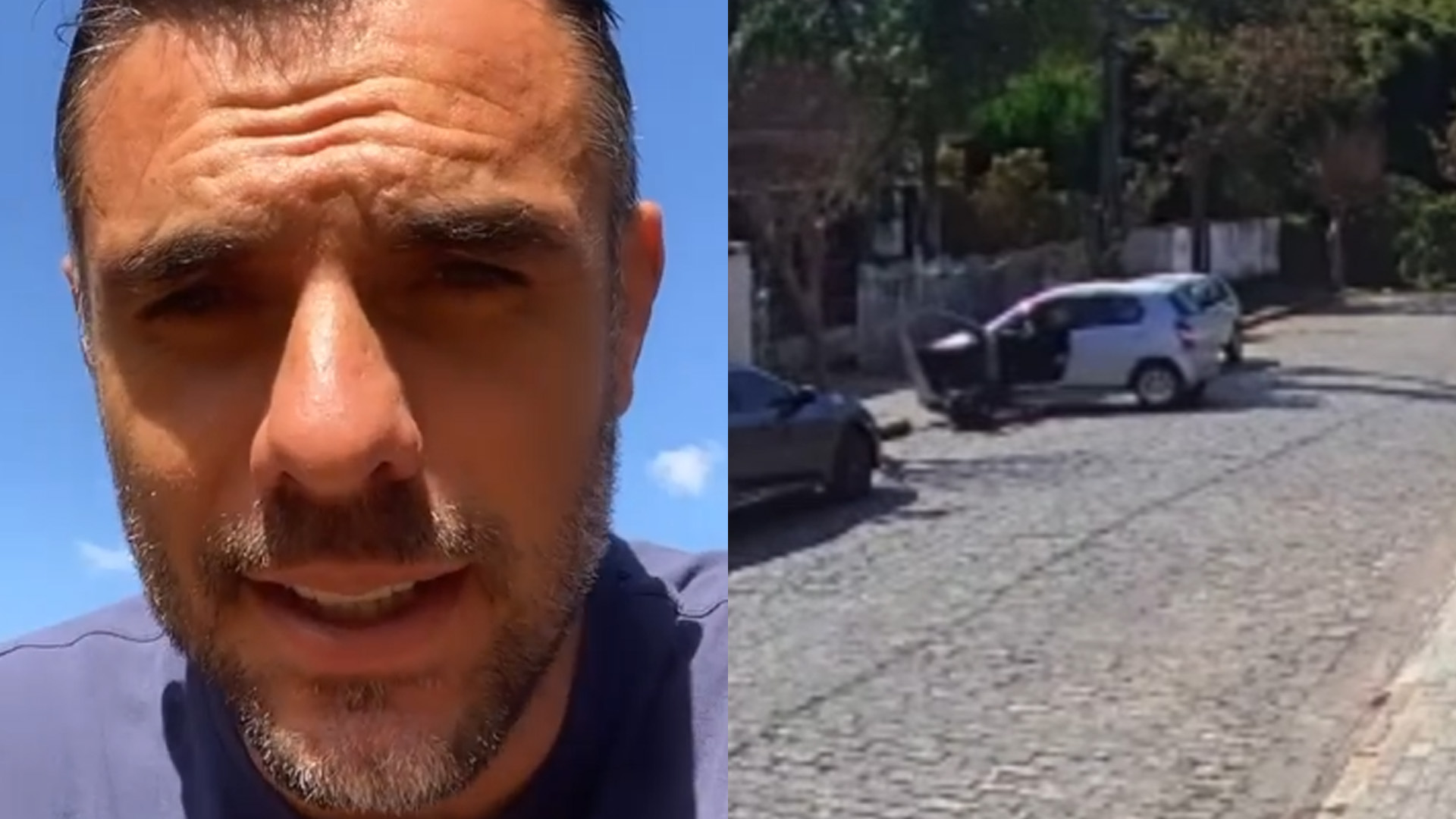 Ex-BBB Daniel Saullo é arrastado por carro e revela vídeo do acidente: “Quase passa por cima”
