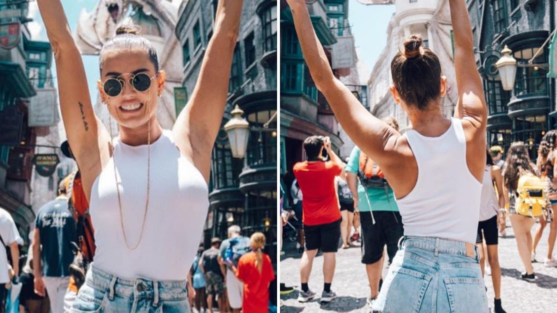 Deborah Secco elege microshortinho jeans e deixa polpa do bumbum aparecer: “Única”