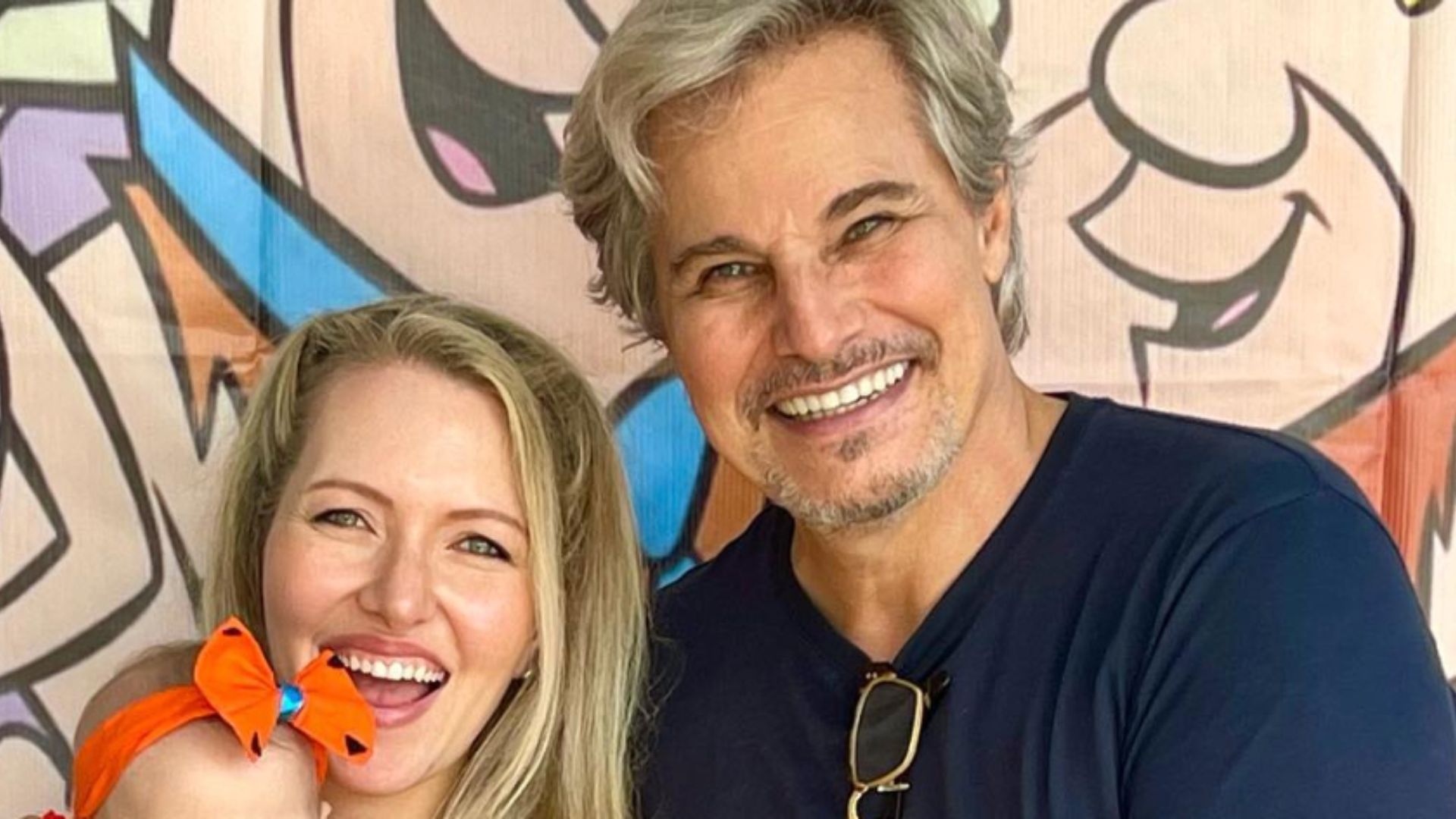 Olhos azuis da filha bebê de Edson Celulari roubam a cena em foto: “Capricharam demais”