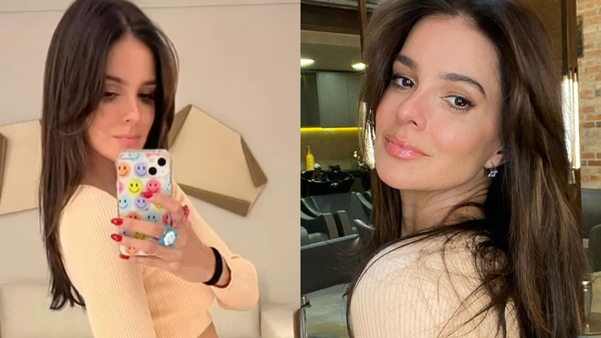 Esposa de Rodrigo Faro posa de cropped e boa forma impressiona: “Cada dia mais linda”