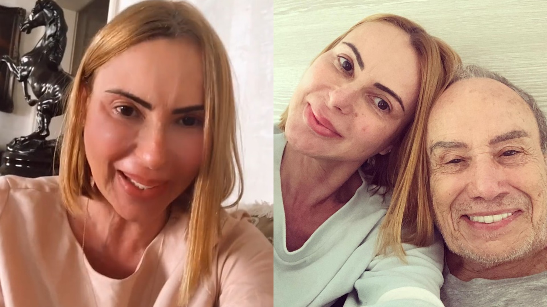 Esposa de Stênio Garcia anuncia que irá sair de casa após barraco: “Morar com o irmão”