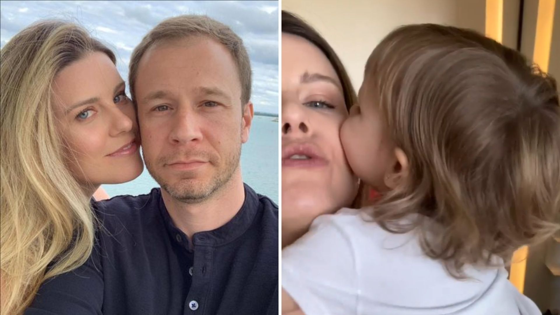 Esposa de Tiago Leifert baba ao dividir registro raro da filha: “Mamãe não aguenta”