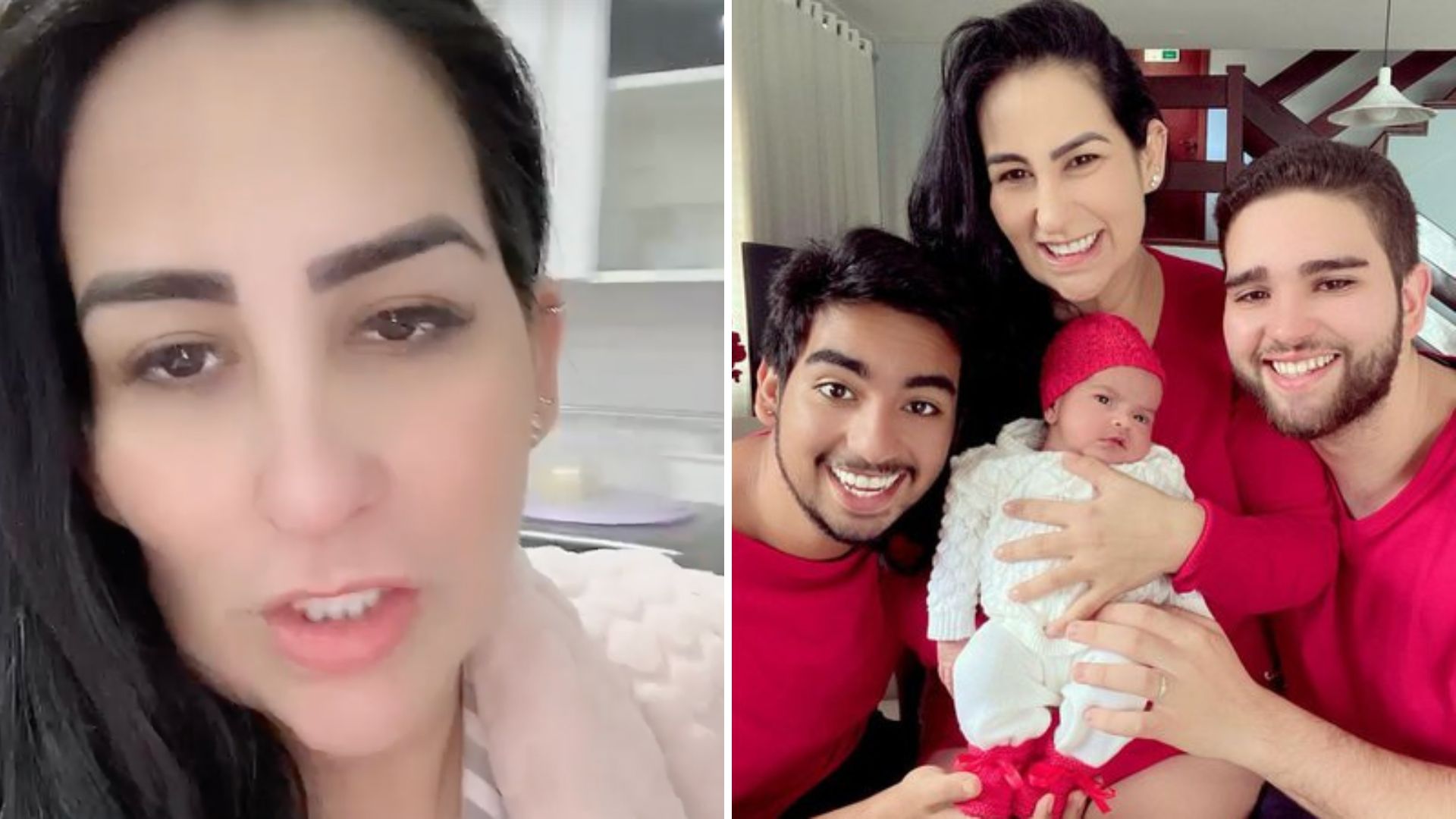 Fabiola Gadelha conta como filhos adultos receberam irmã recém-nascida: “Não imaginava”