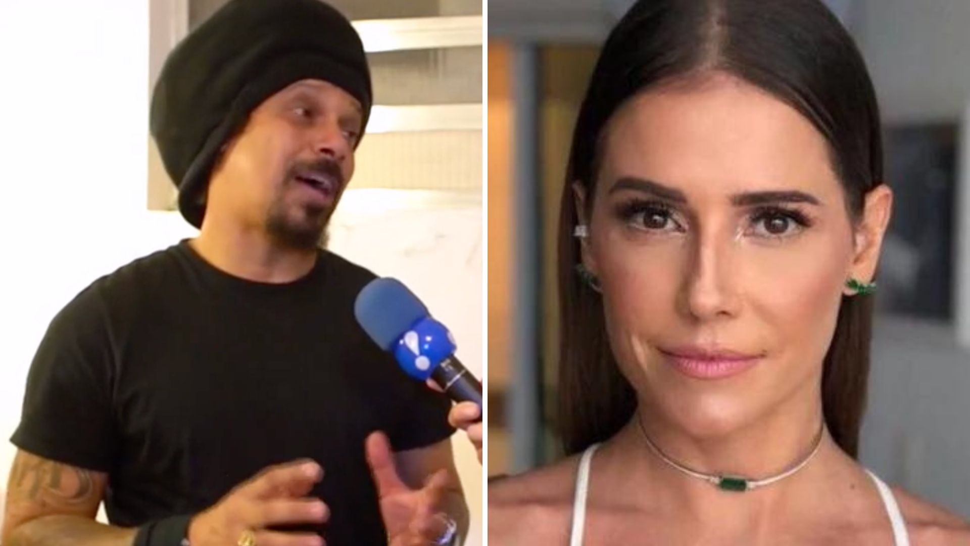Falcão revela incômodo após Deborah Secco contar que o chifrou: “Sinto por ela”
