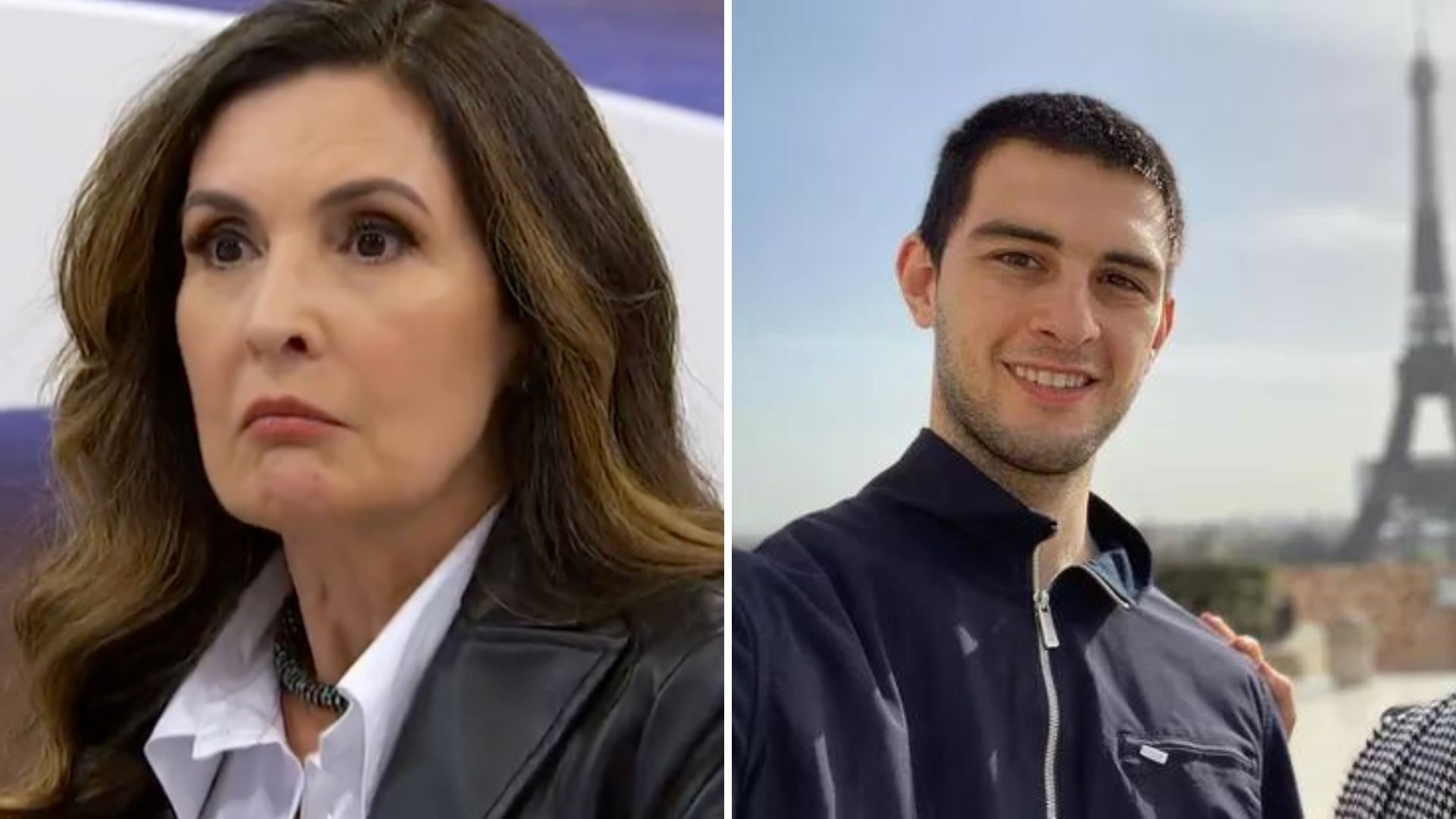 Fátima Bernardes é questionada se filho deixou o Brasil após golpe: “Não tem como resolver”