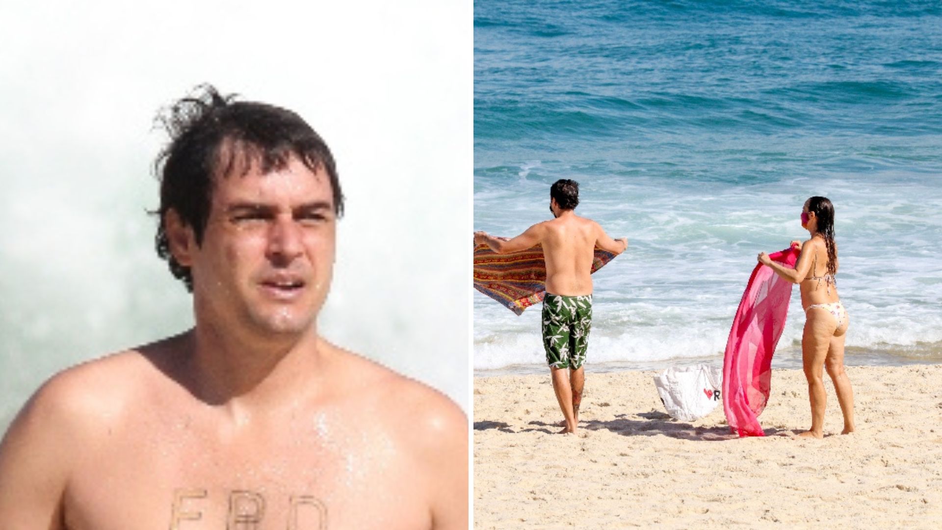 Lembra dele? Felipe Dylon reaparece mais magro, acompanhado e com tatuagem no peito
