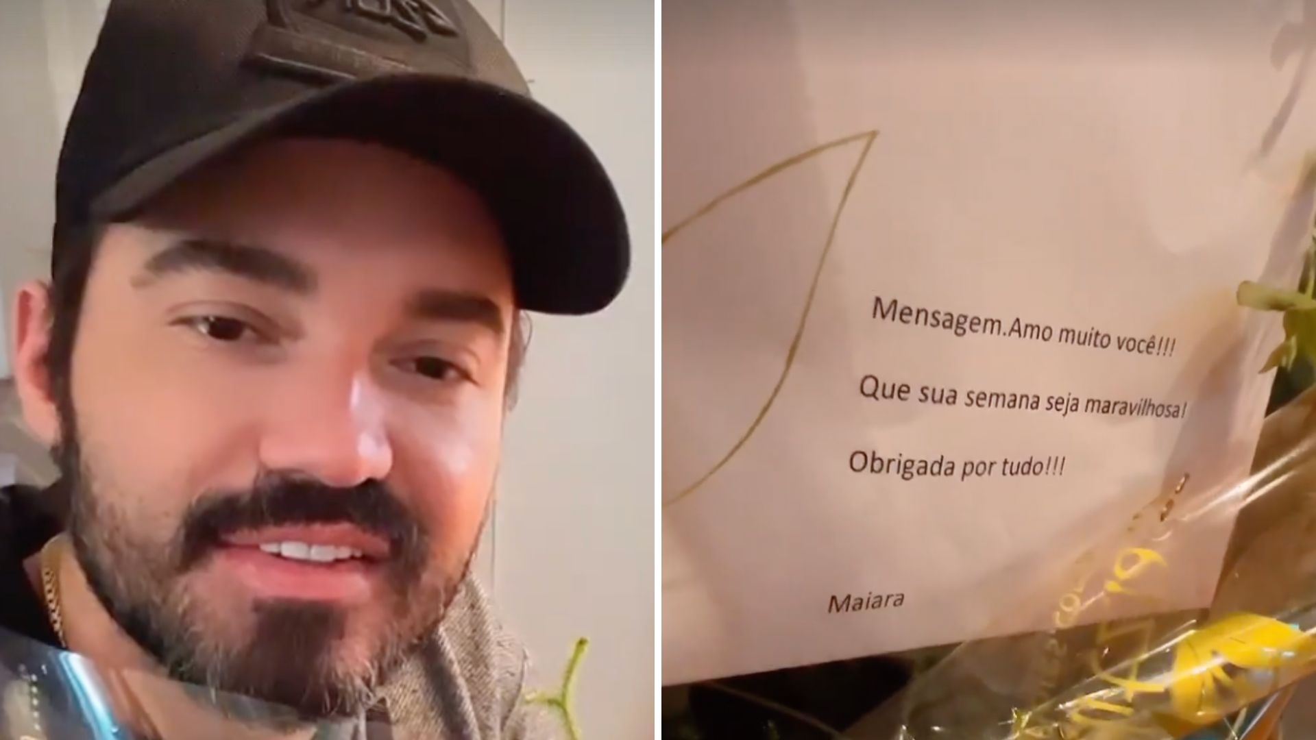 Fernando se emociona ao encontrar presentão deixado por Maiara: “Eu mereço?”