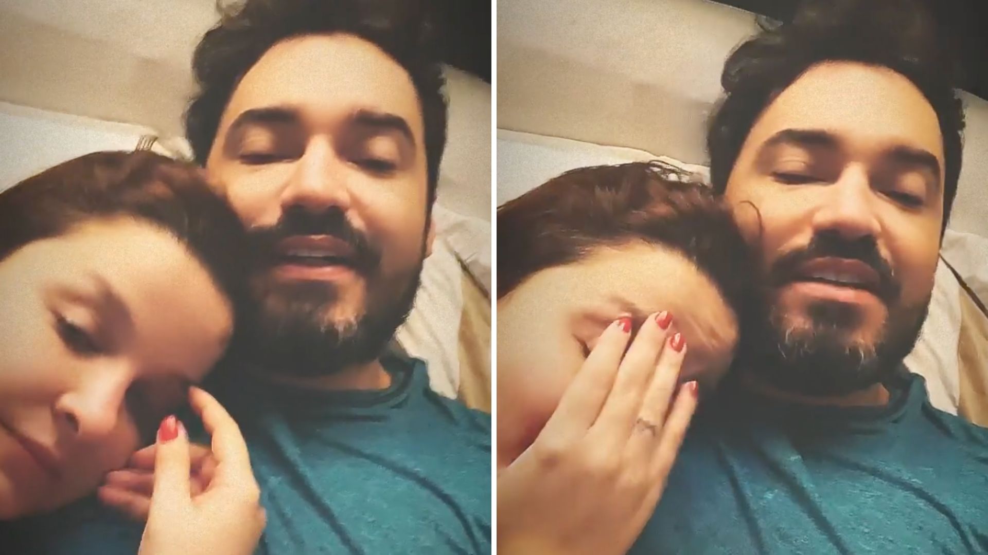 Na cama, Fernando grava vídeo polêmico com Maiara e dispara: “O homem que presta”
