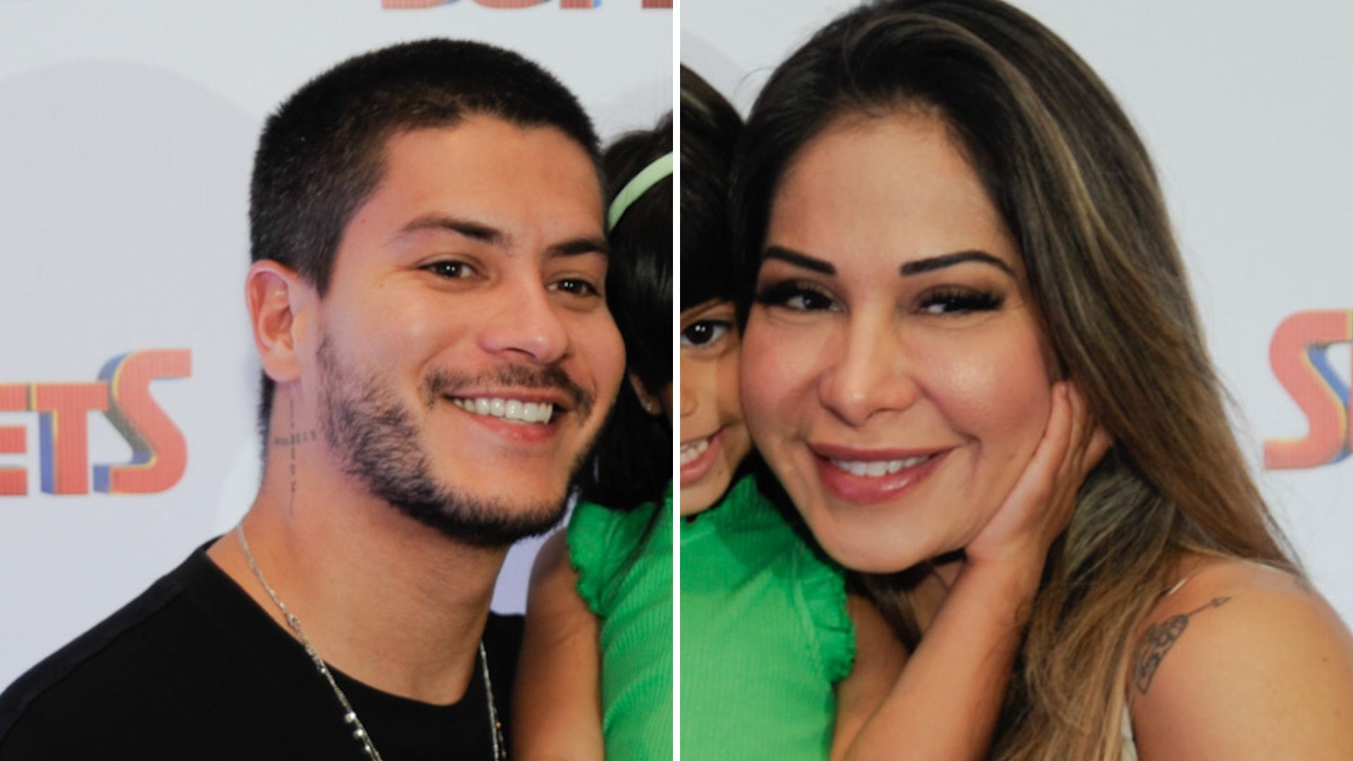Ela cresceu! Estilosa, filha de Arthur Aguiar e Mayra Cardi rouba a cena em evento para convidados