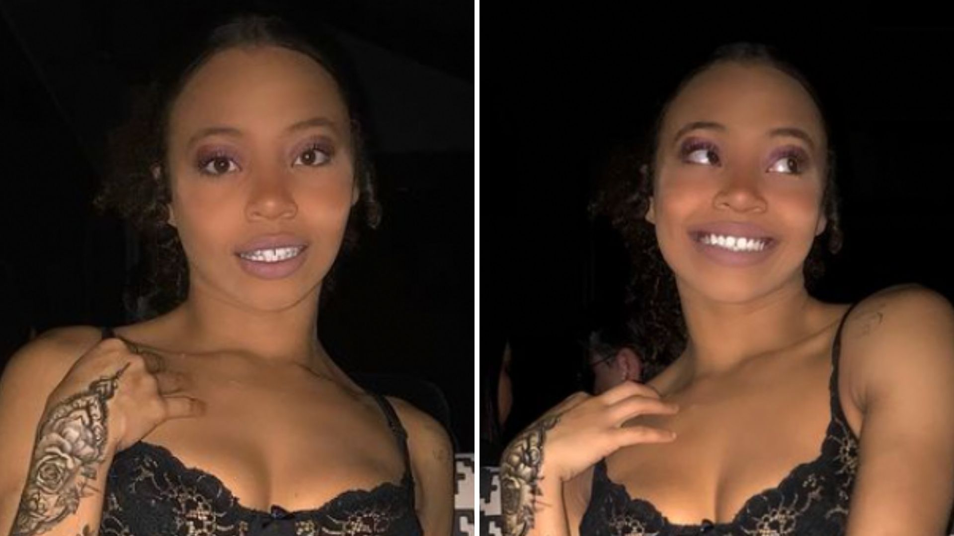 Filha de Adriana Bombom e Dudu Nobre vai pra noitada com look transparente: “Sedução”