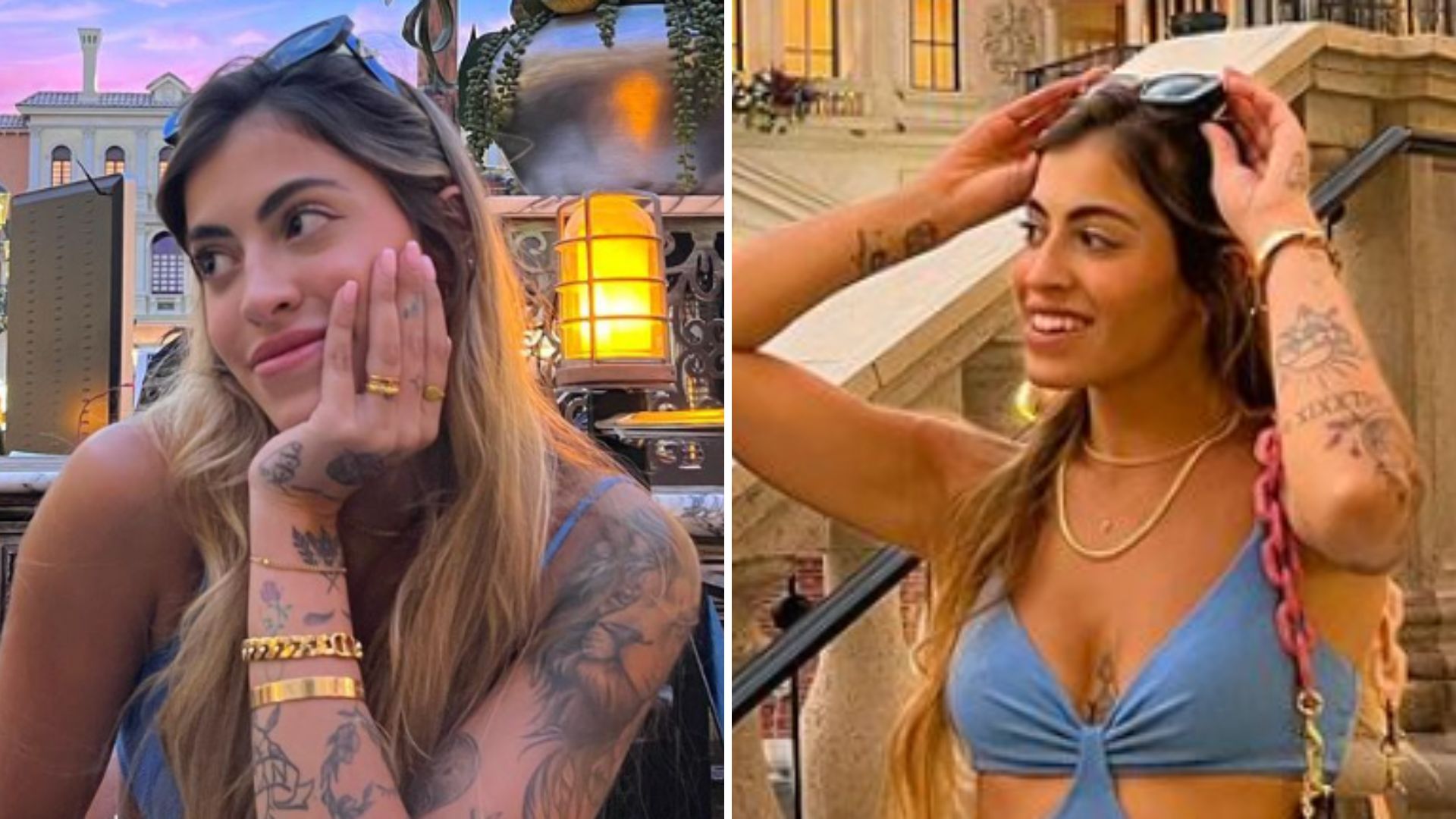 Filha gata de Leandro Hassum exibe corpaço tatuado em férias na Europa: “Gostosa”