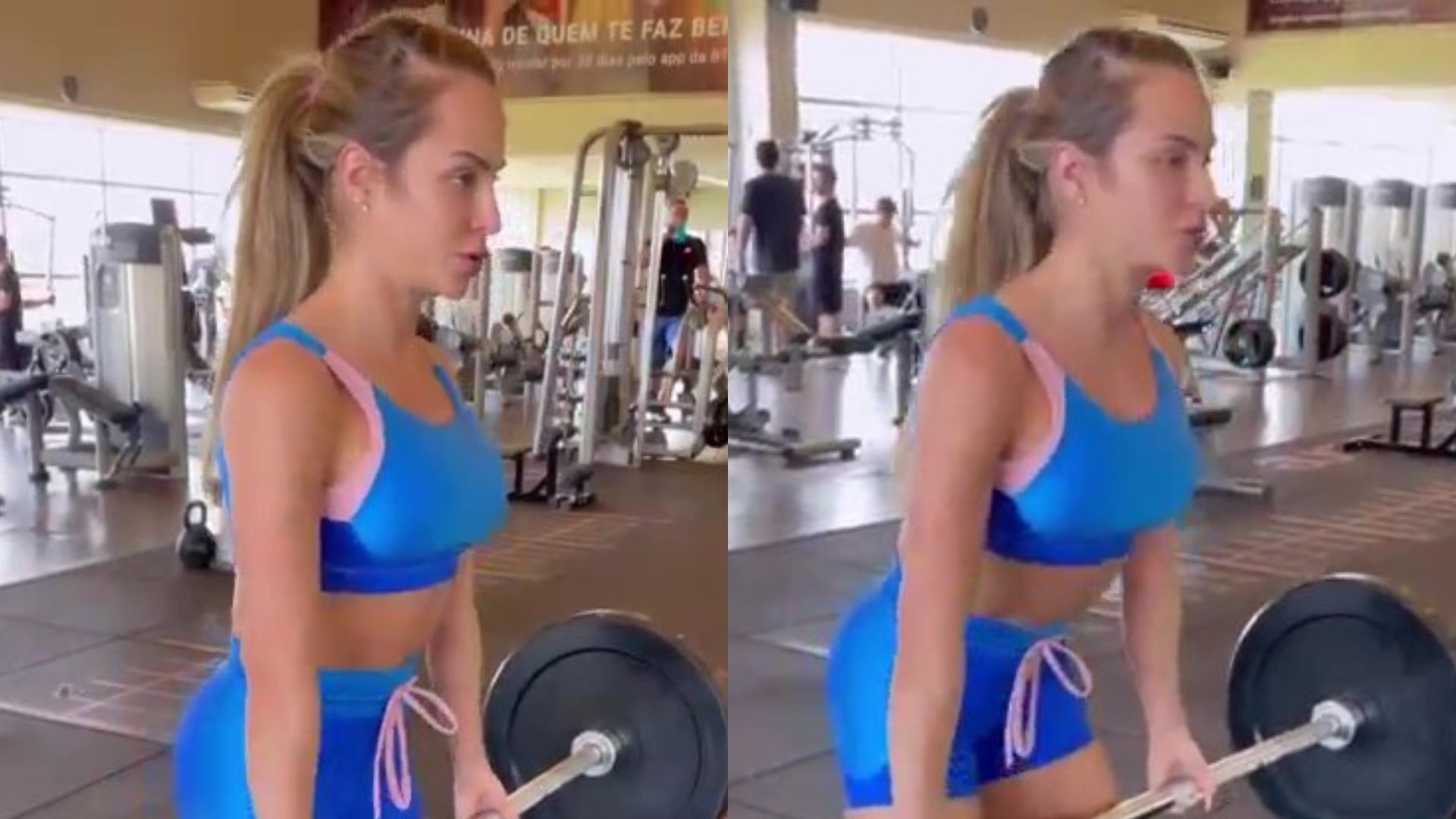 Ex-BBB Gabi Martins faz agachamentos durante treino e ostenta bumbum enorme: “Foco”