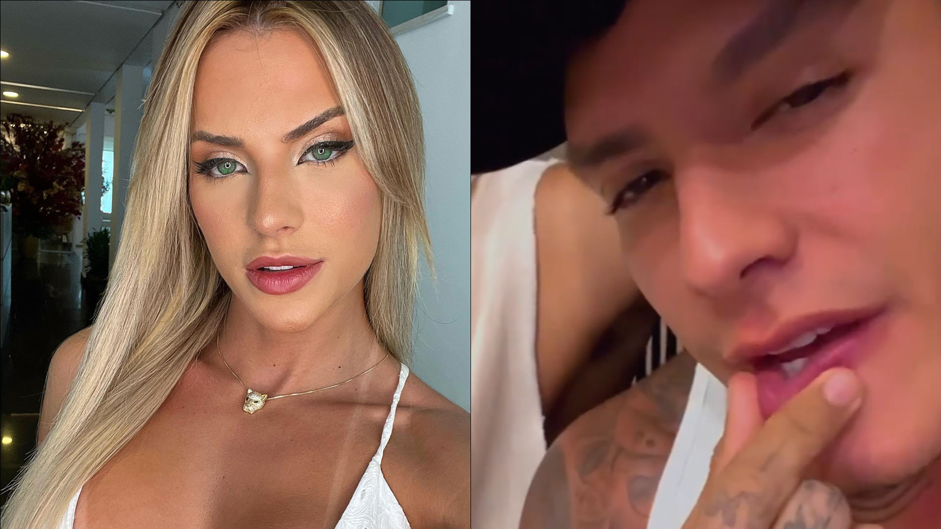 Ex-BBB Gabi Martins ostenta decotão sem lingerie e deixa affair babando: “Sortudo”