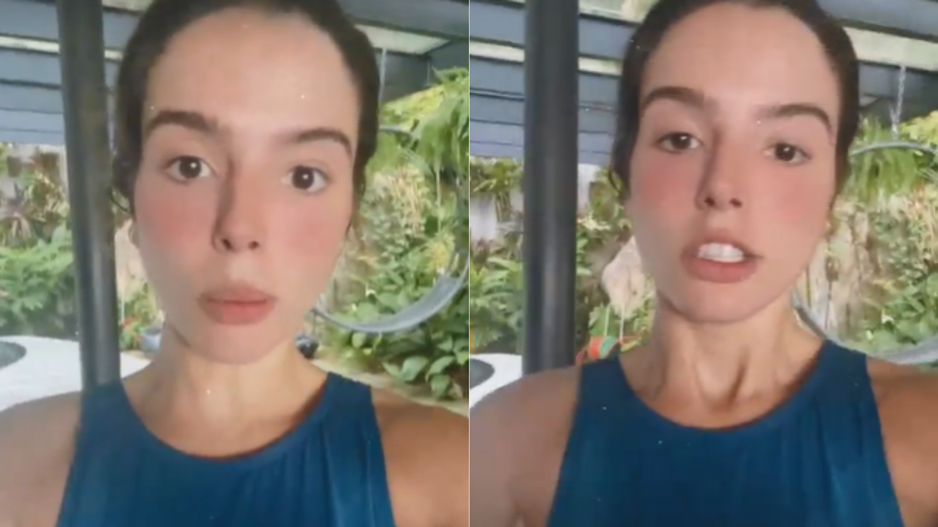 Giovanna Lancellotti se apavora ao ter casa invadida por macacos: “O que é isso?”