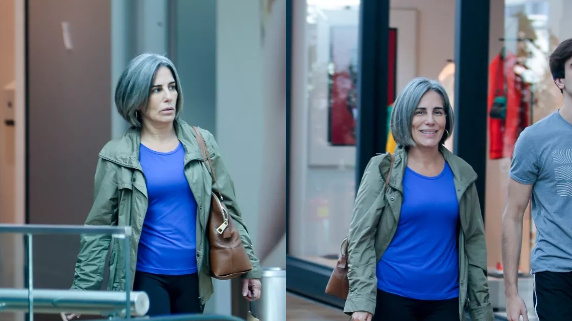 Gloria Pires é clicada em momento raríssimo com o filho mais novo, Bento Morais