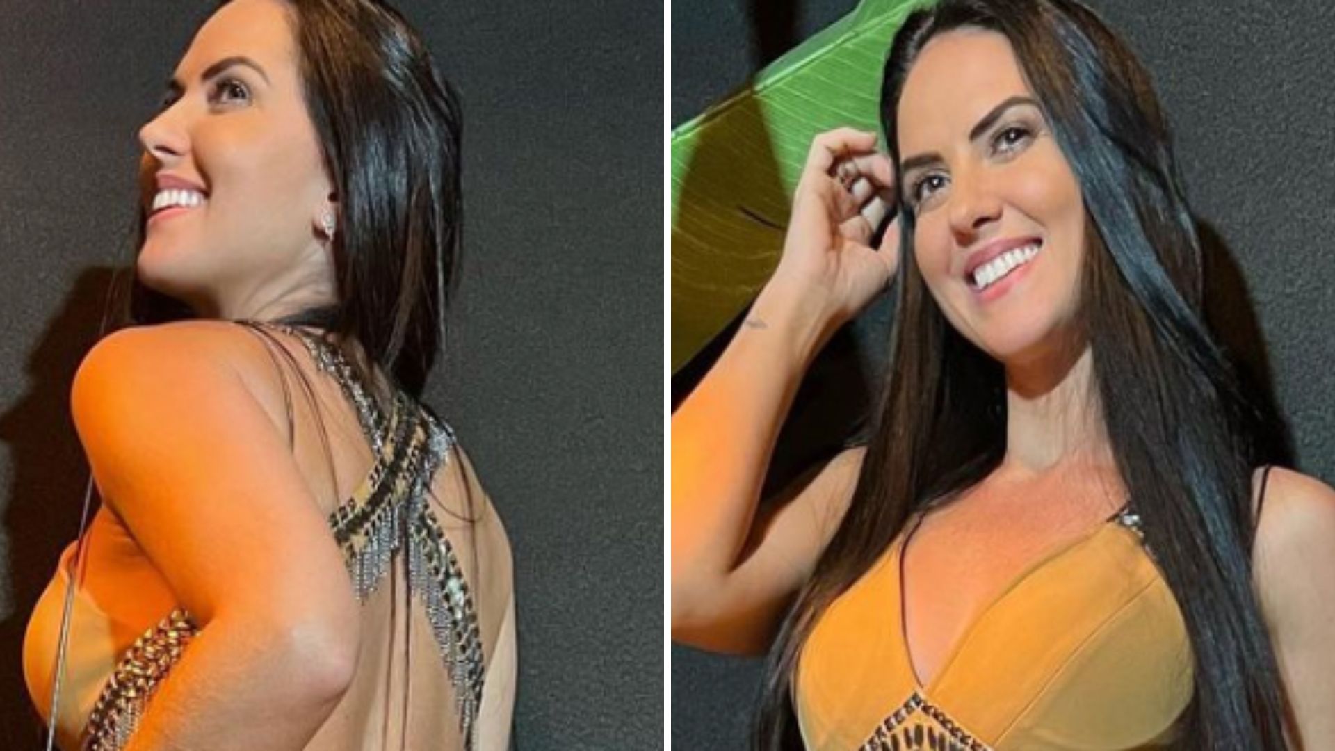Noiva de Zezé di Camargo arrebita o bumbum com vestidinho rodado curtíssimo: “Delícia”
