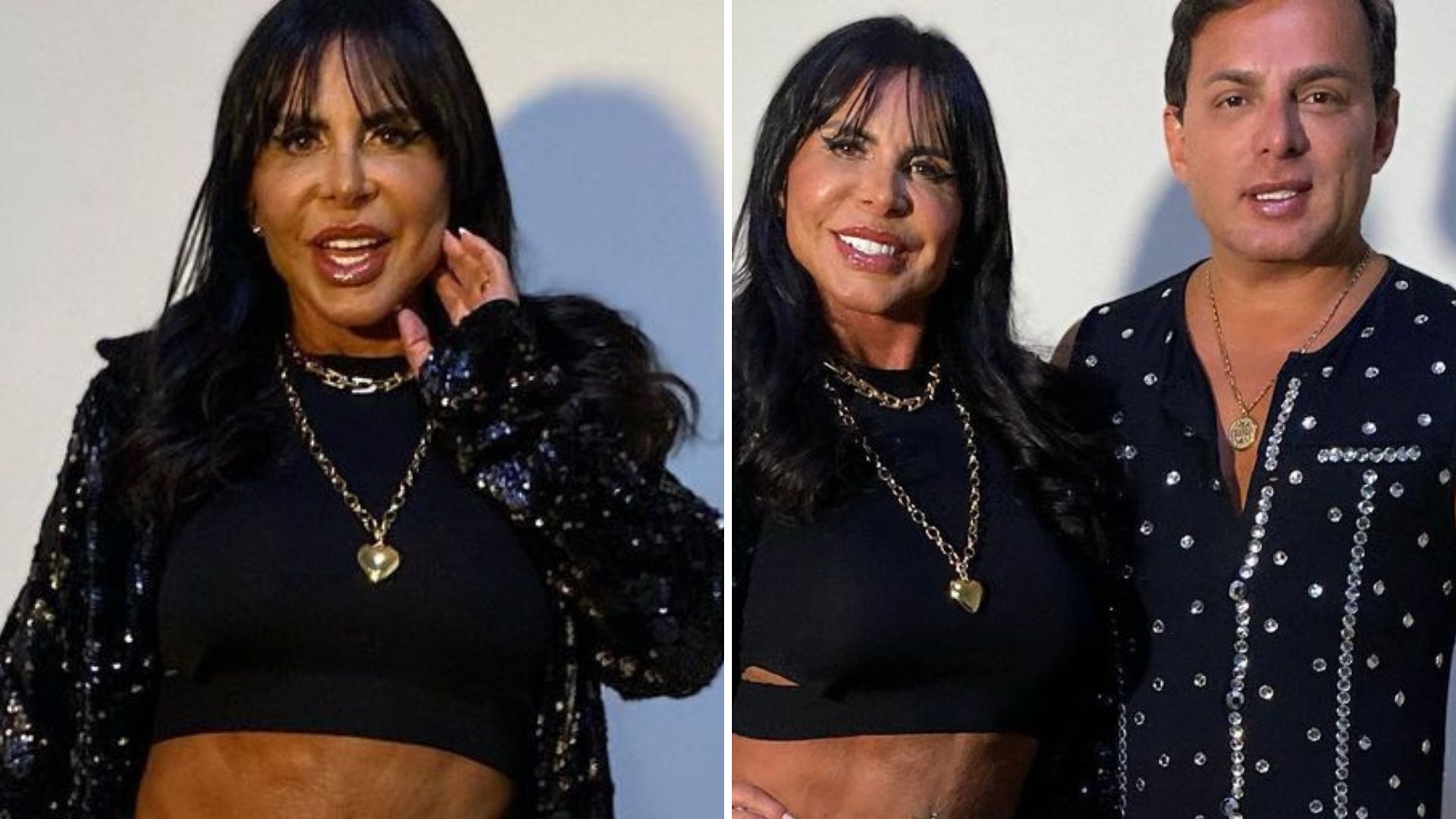De minissaia, Gretchen sensualiza e mostra piercing indiscreto no umbigo: “Diva”