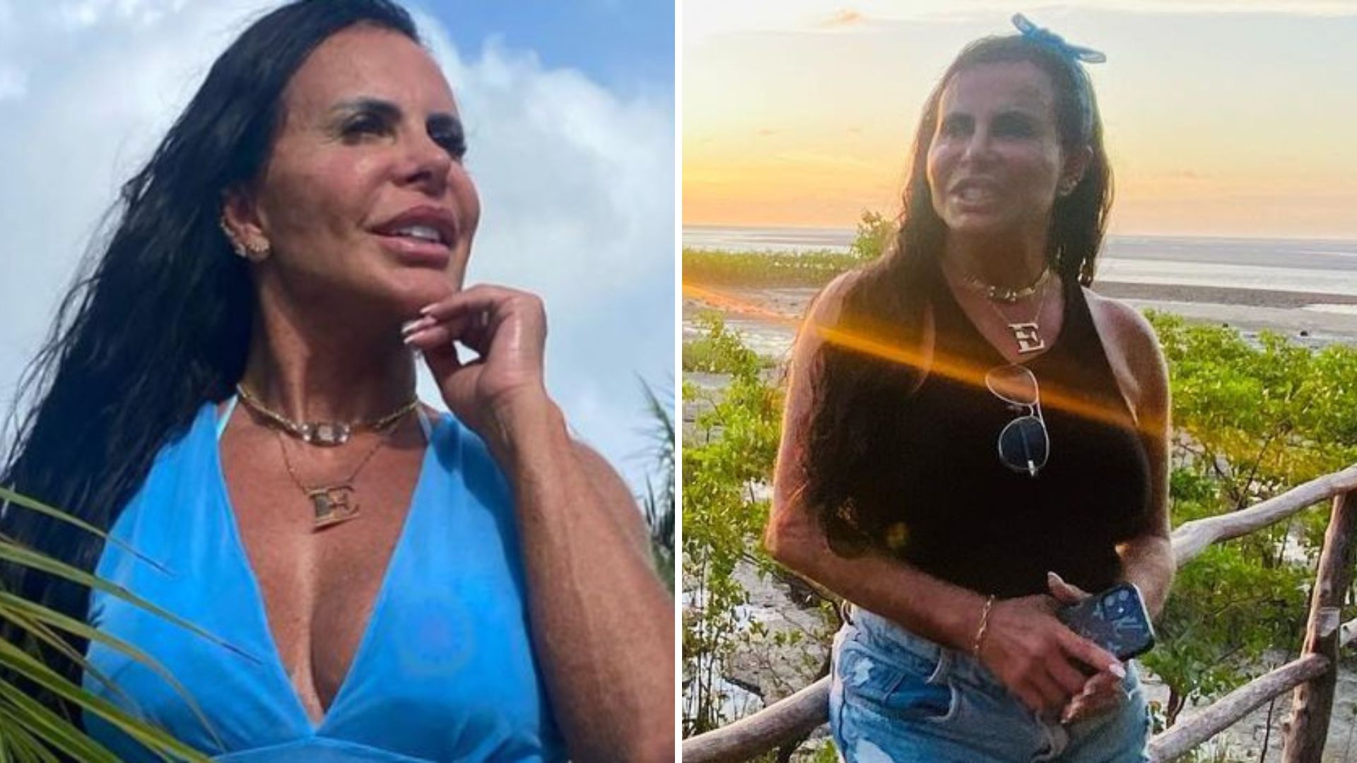 Aos 63 anos, Gretchen deixa pernões de fora em microshort jeans: “Arrasou”
