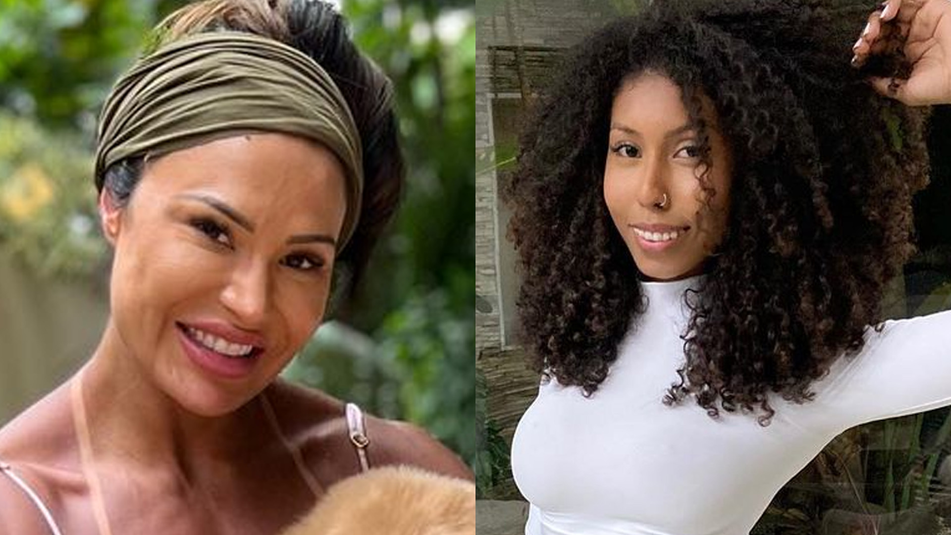 Irmã de Gracyanne Barbosa desenha silhueta perfeita com vestido colado ao corpo: “Linda”