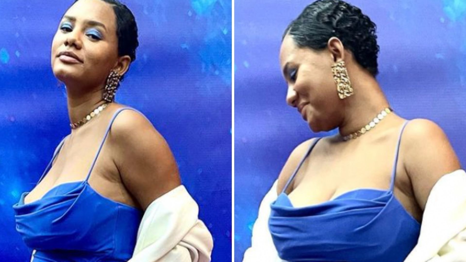 Já tá assim? Barrigão de Jessica Ellen rouba a cena nos bastidores da final do ‘Dança dos Famosos’