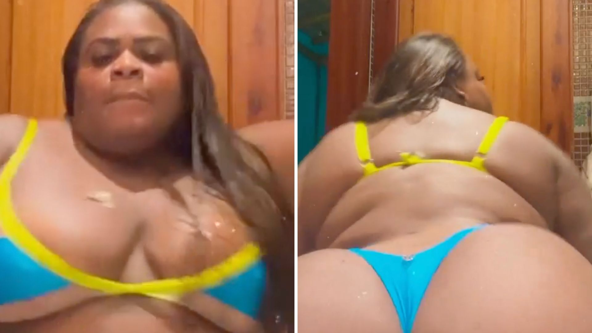 Fartura! Jojo Todynho revola de biquíni fio-dental e exibe seu corpão na frente do espelho