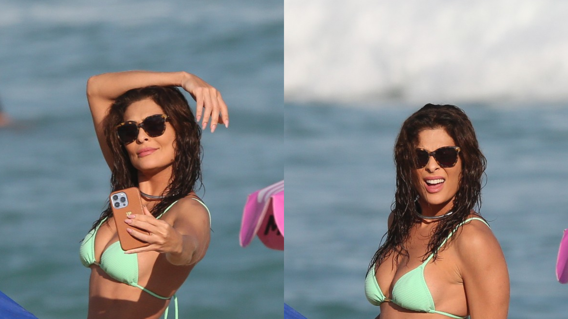 Aos 43 anos, Juliana Paes puxa biquíni fio-dental e bumbum poderoso atrai olhares