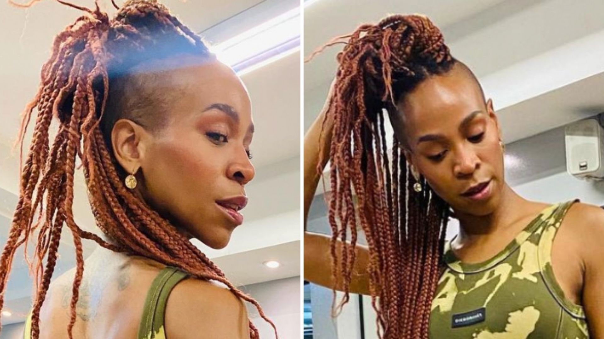 Karol Conká posa com macacão sem calcinha na academia e marca tudo: “Deu pra ver”