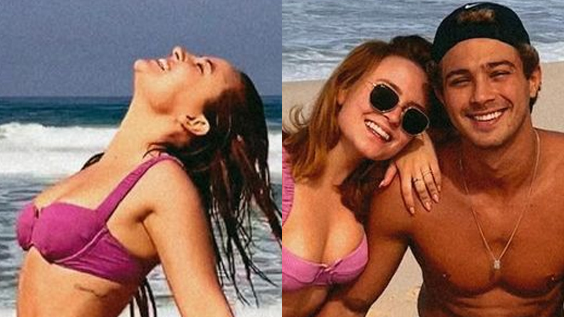 Larissa Manoela posa para o namorado de biquíni em dia de praia: “Corpão”