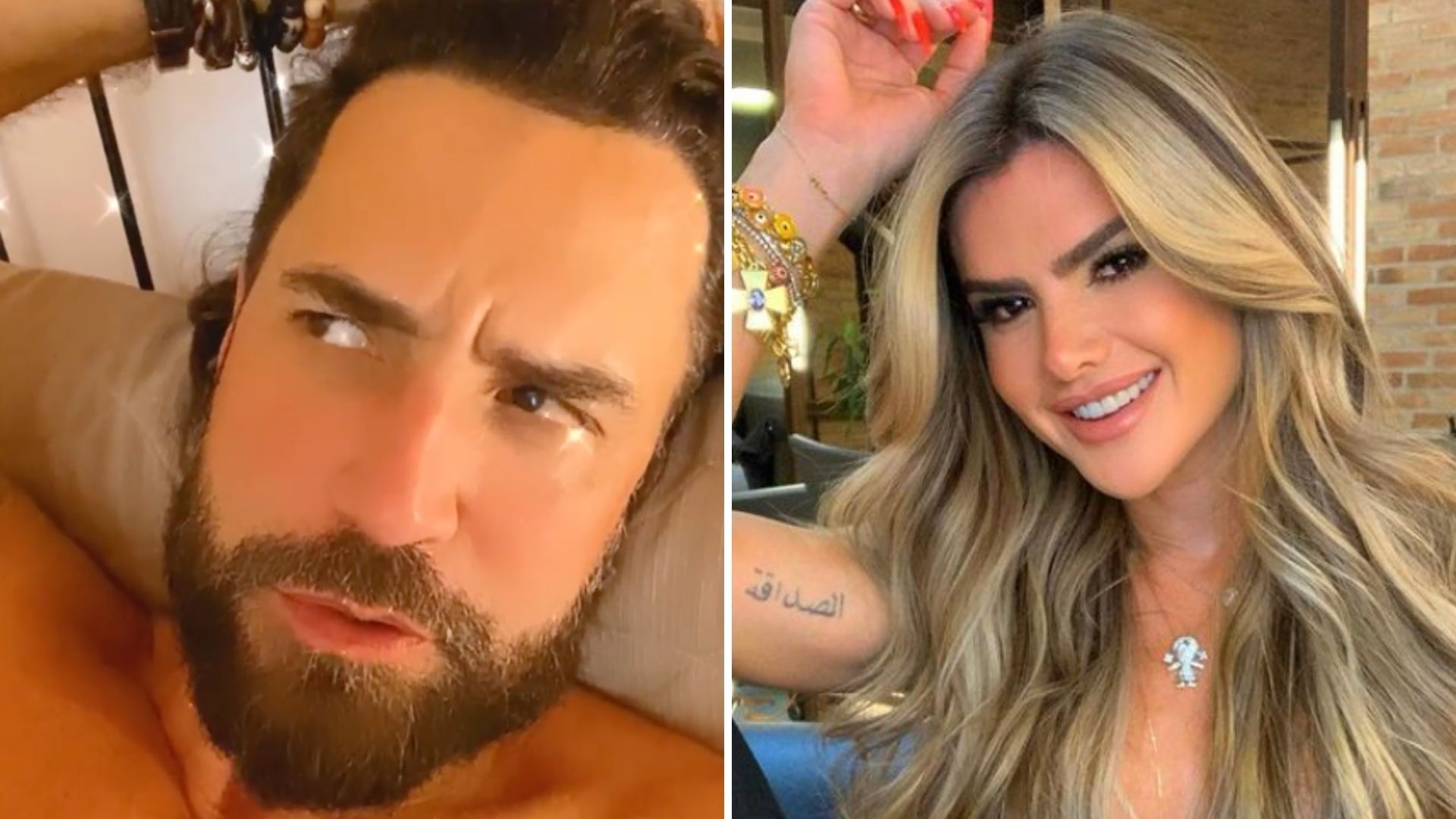 Ex-marido, Latino diz que pensavam que Mirella Santos era trans: “Me zoavam”