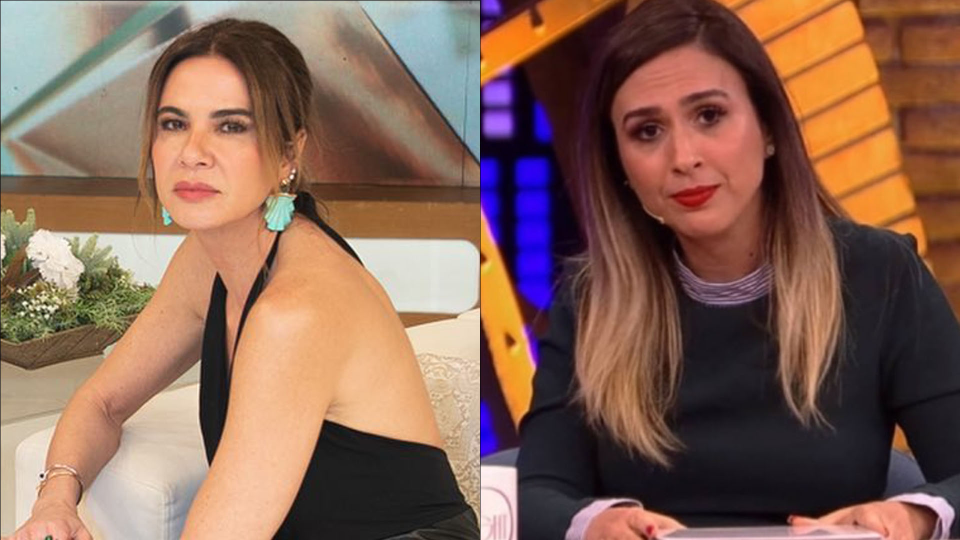 Luciana Gimenez não gosta de piada e censura Tatá Werneck no ‘Lady Night’