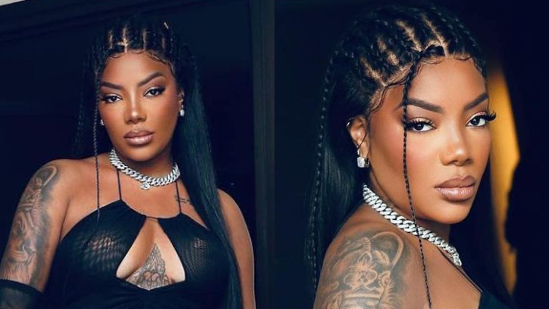 Ludmilla abaixa calça e deixa calcinha à mostra em look extravagante: “Deusa”