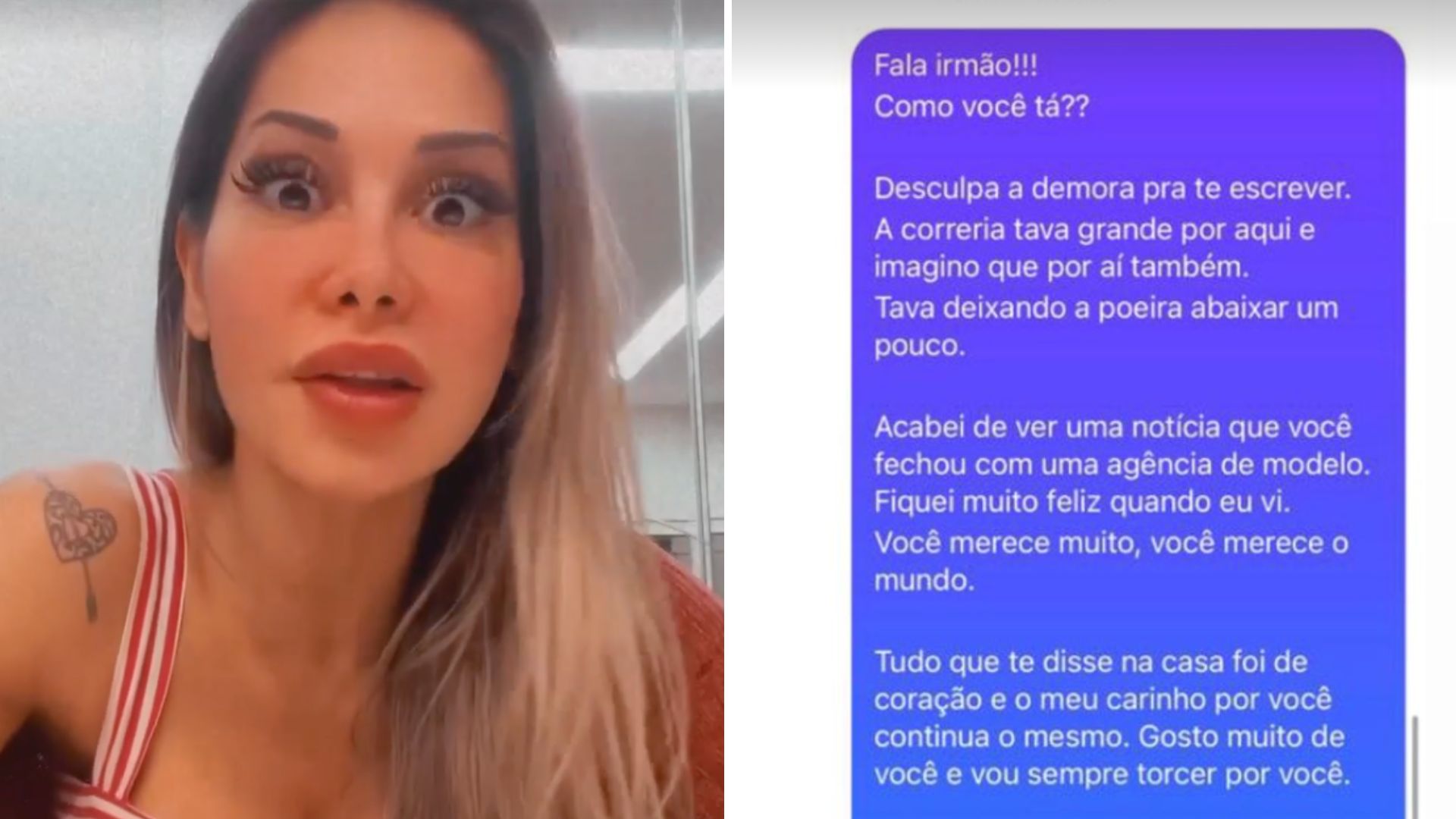 Maíra Cardi expõe troca de mensagens entre Arthur e Paulo André: “Tem que dar a cara a tapa”